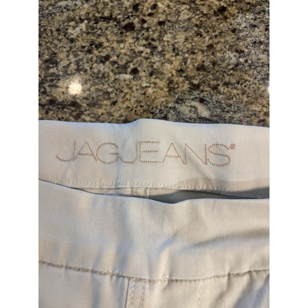 NWT Jag Jeans Womens Beige Twill Gracie‎ 8" Pull On Shorts Size 16W JE2638331 - Picture 3 of 9